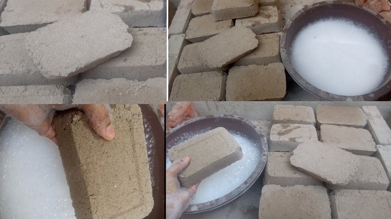 Silk mud crumbling 🤤 satisfying mazedar shapes blocks #satisfyingasmr 
