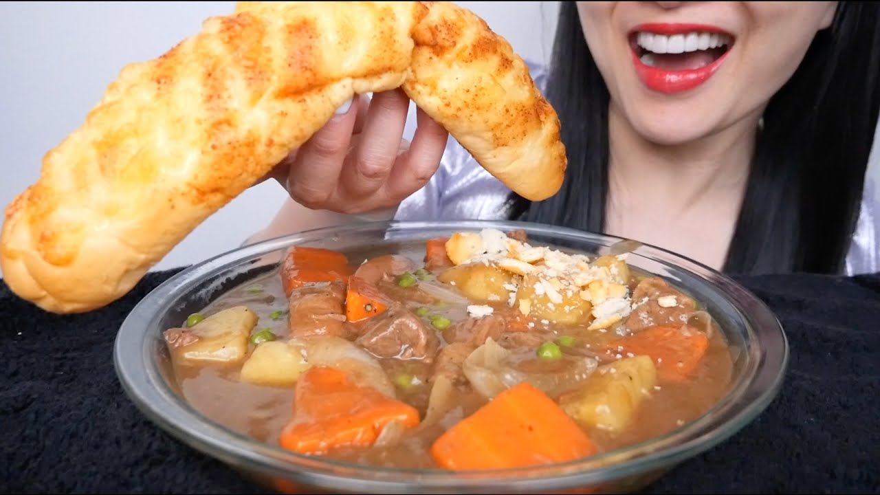 HEARTY LAMB STEW (ASMR EATING SOUNDS) NO TALKING | SAS-ASMR