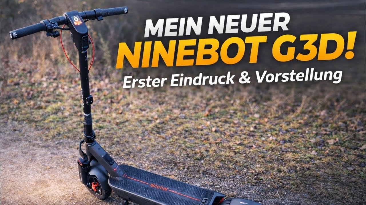 Mein Neuer Ninebot G3D: Erster Eindruck 