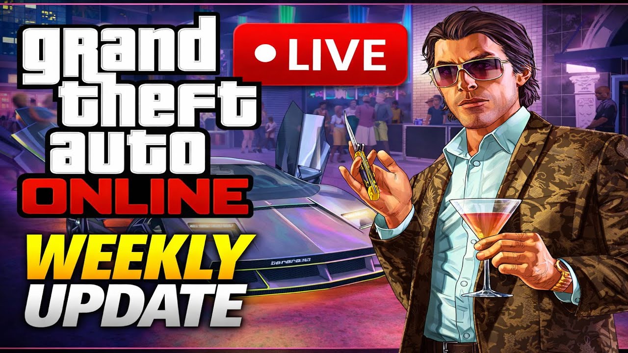 GTA 5 Online WEEKLY UPDATE LIVE COUNTDOWN! NEW Mansion Raid!!