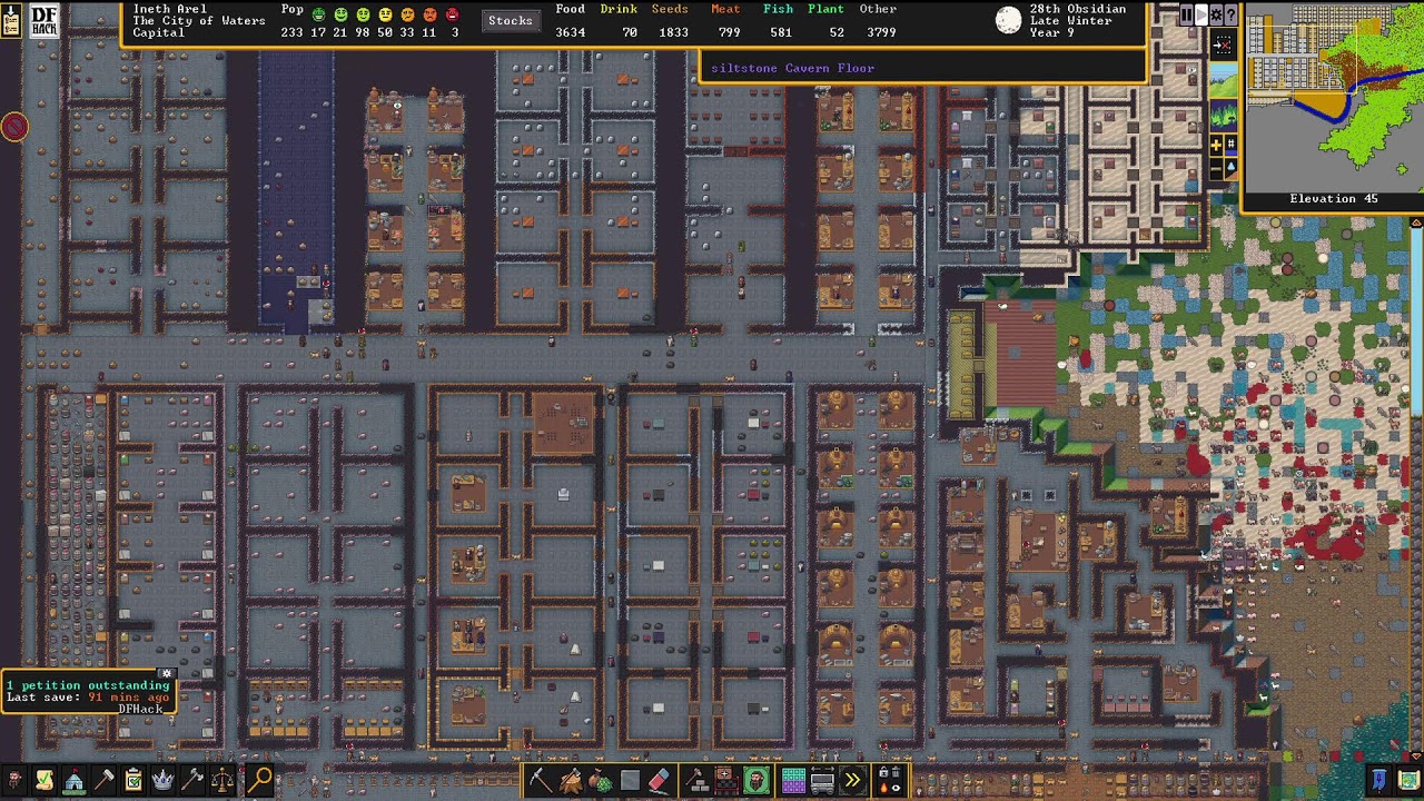 Dwarf Fortress: The Dark Oblivion Year 9 - The Megalopolis of Waters