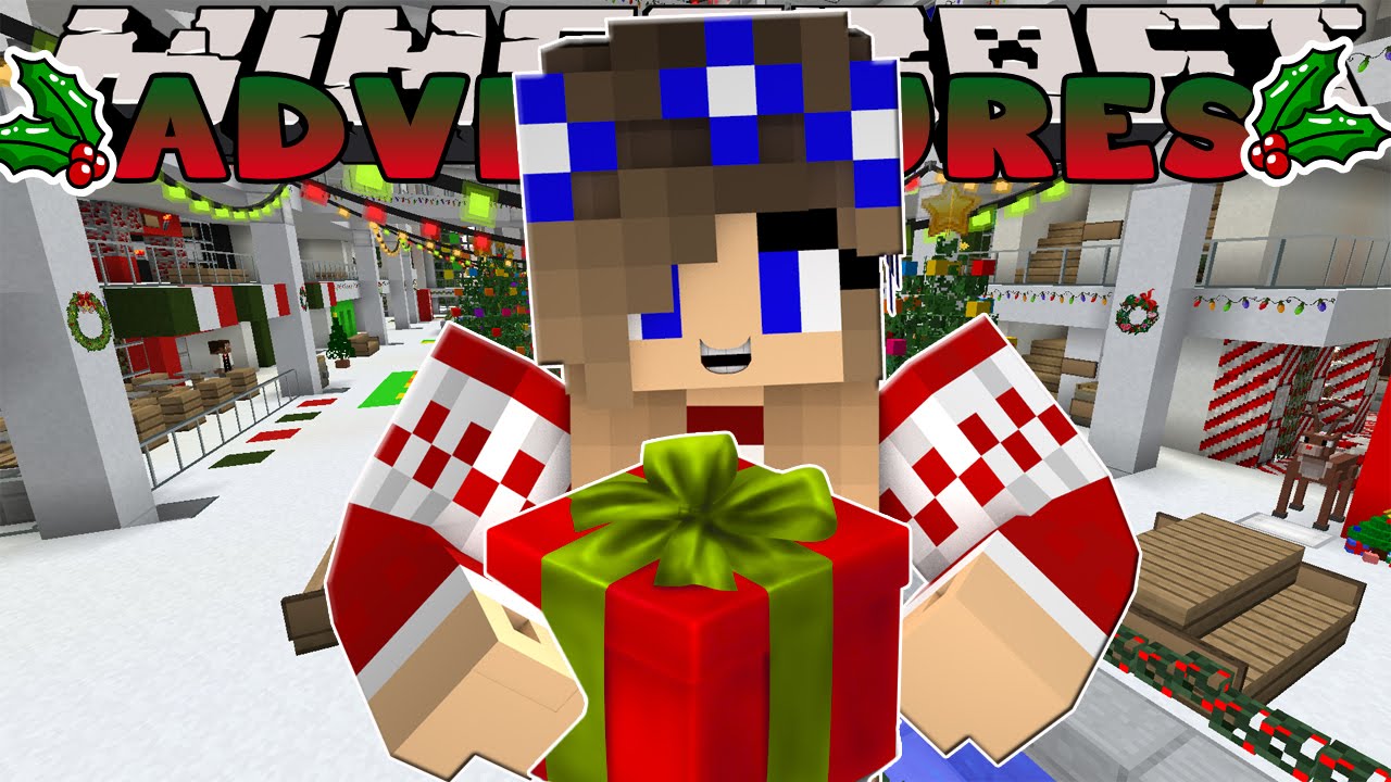 Minecraft-CHRISTMAS SHOPPING FOR THE GANG w/Little Kelly.
