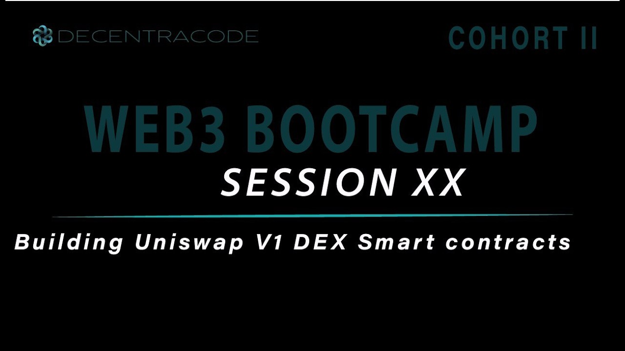 Deploying the Uniswap v1 smart contracts.