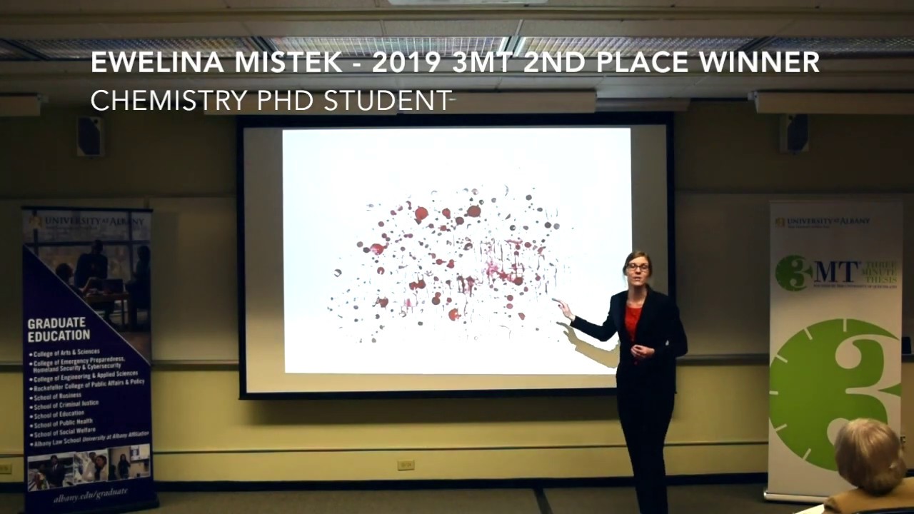 Ewelina Mistek 2019 3MT 2nd Place Winner