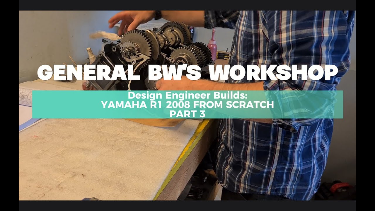 YAMAHA R1 2008 FROM SCRATCH - PART 3 - Rotor/Stator & Cylinder Head