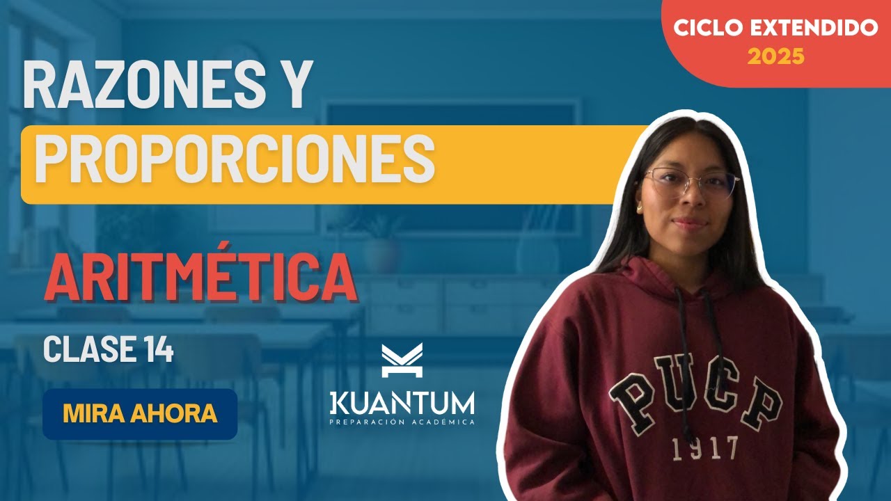 Clase 14: Razones y proporciones. Clases gratuitas #beca18
