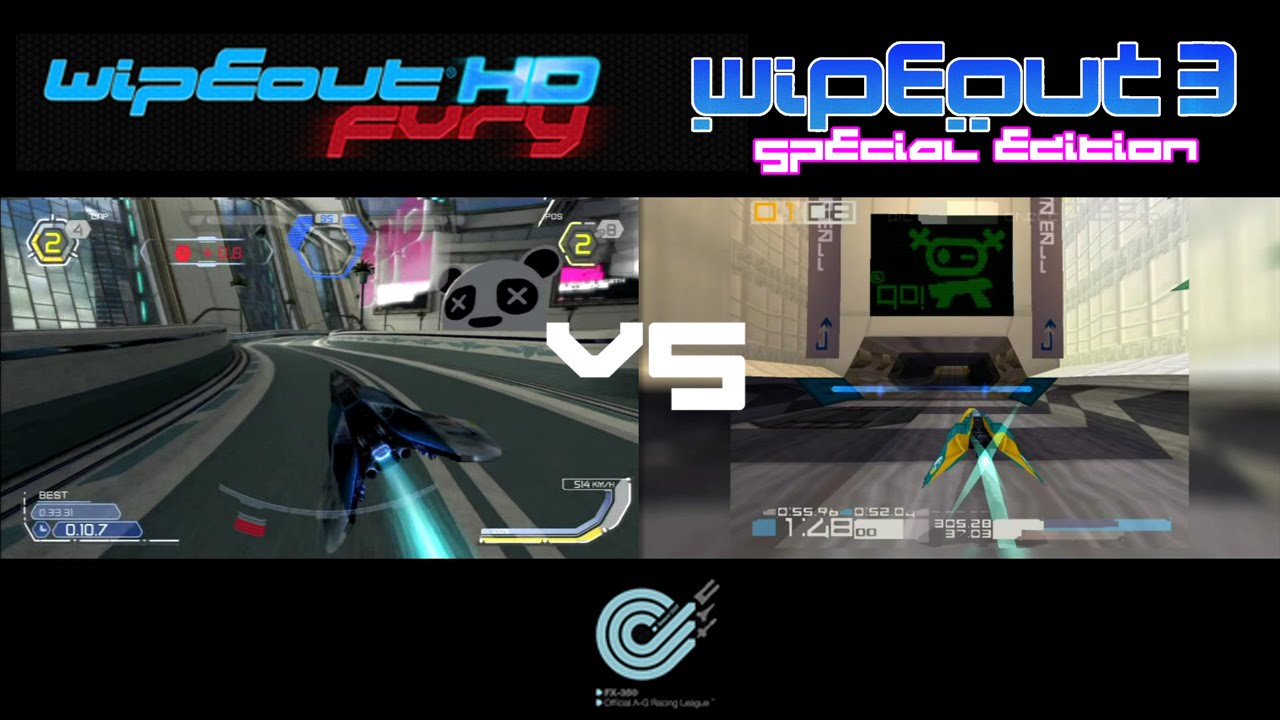 WipEout HD Vs WipEout 3 - Ubermall/Megamall