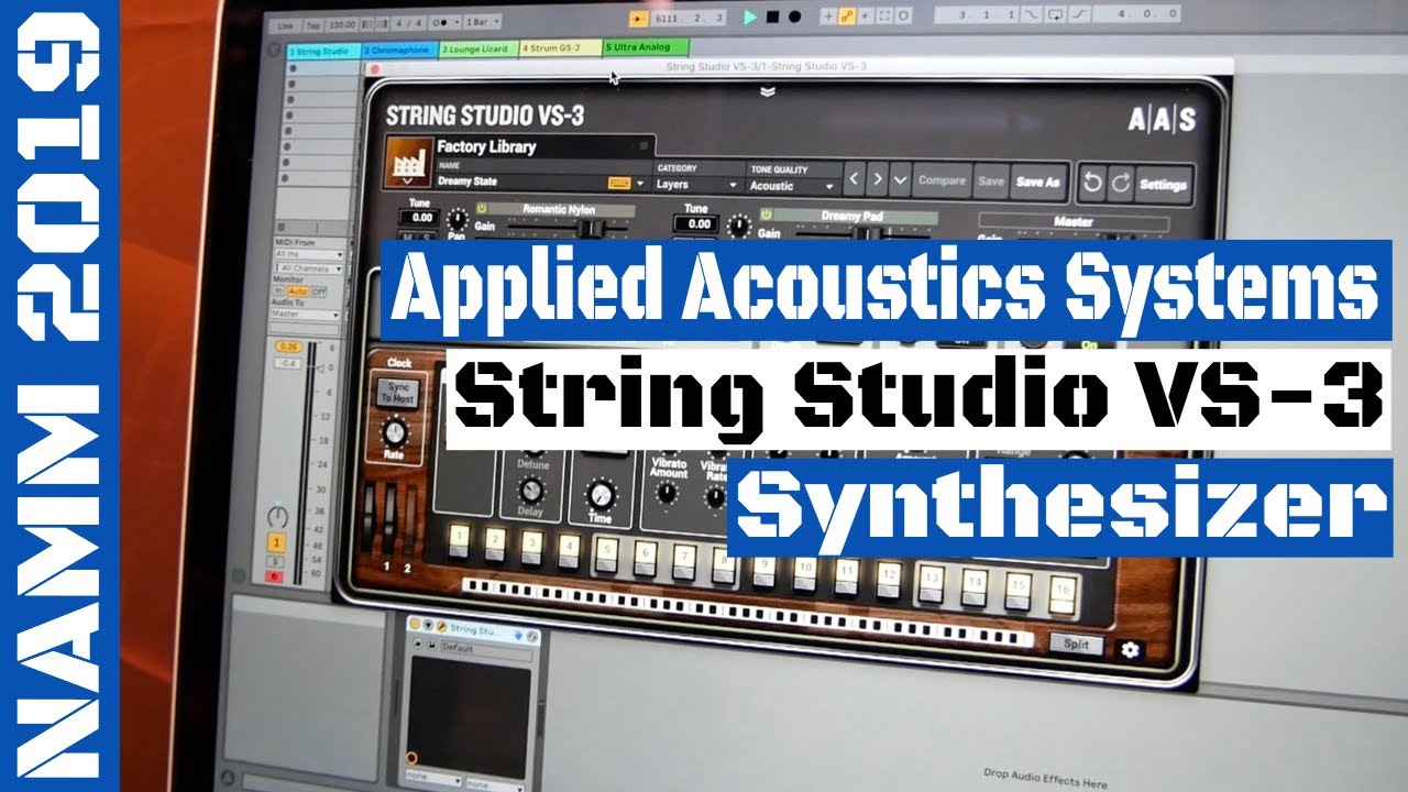 NAMM 2019: Applied Acoustics Systems String Studio VS-3 Synthesizer | SYNTH ANATOMY