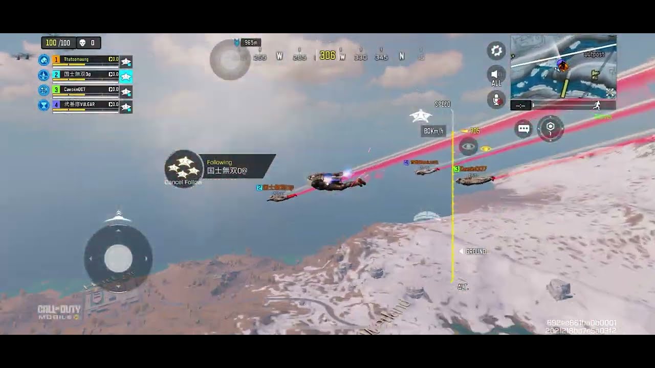 Call of duty mobile 4K player S6