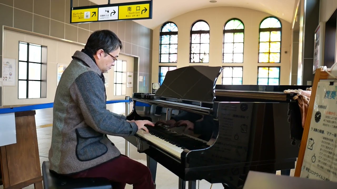 ジョージ・ウィンストンを弾いてきました♪（東武東上線 坂戸駅）
