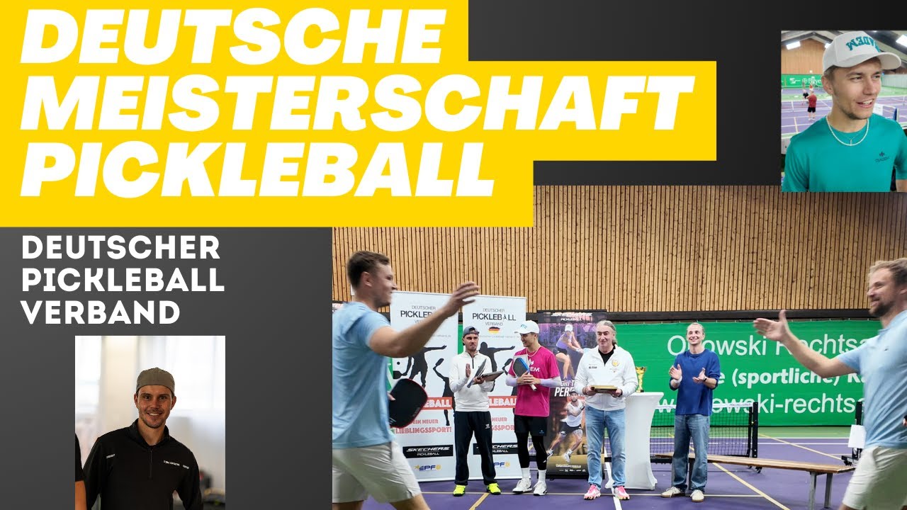 Vlog deutsche Pickleball Meisterschaft 2025 - Tag 1