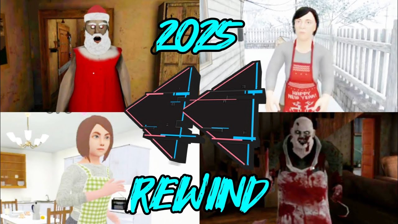 2025 Rewind | Granny v1.8.8 Christmas Vs Schoolboy Runaway Vs Schoolboy Escape Vs Psychopath Hunt
