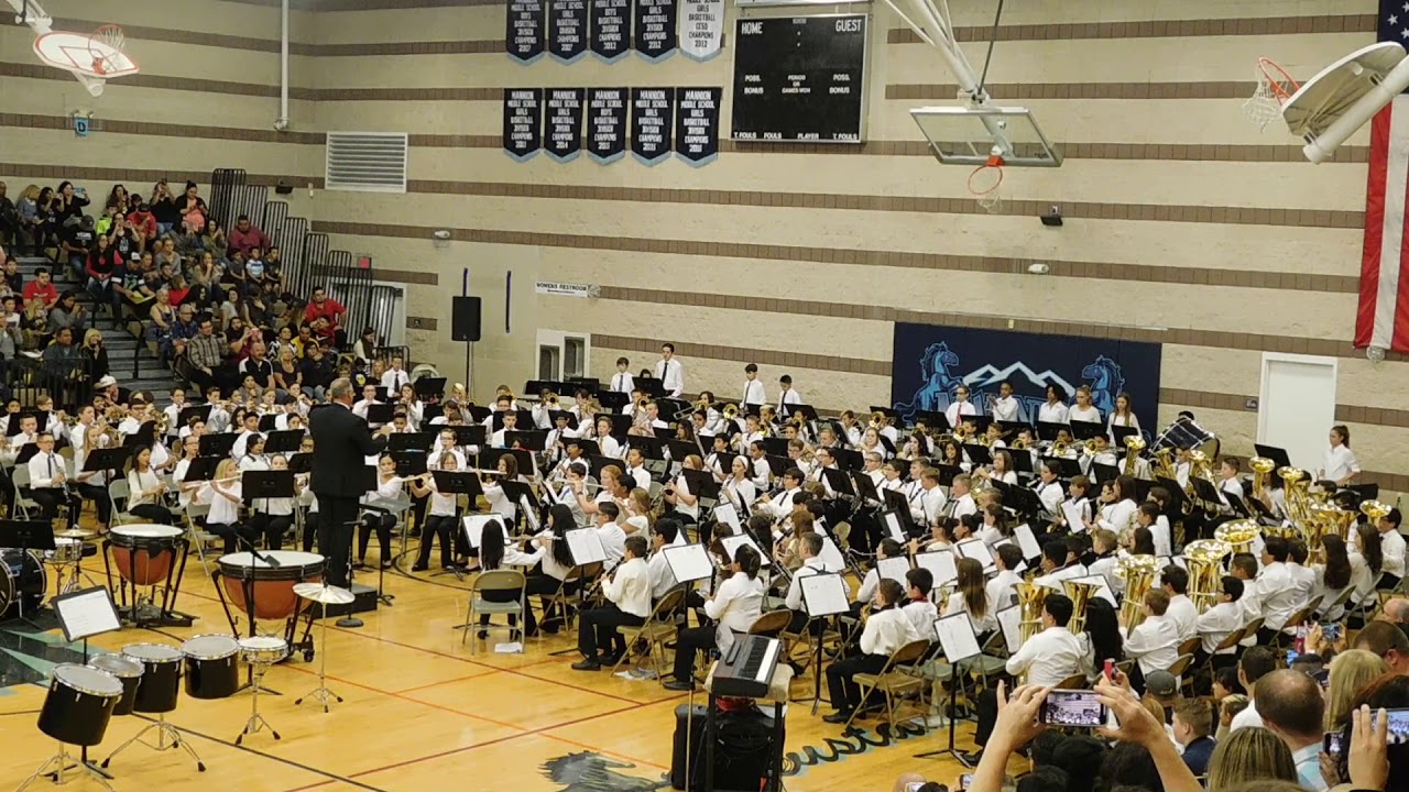 Mannion Middle School Spring Band Concert 5.2.18