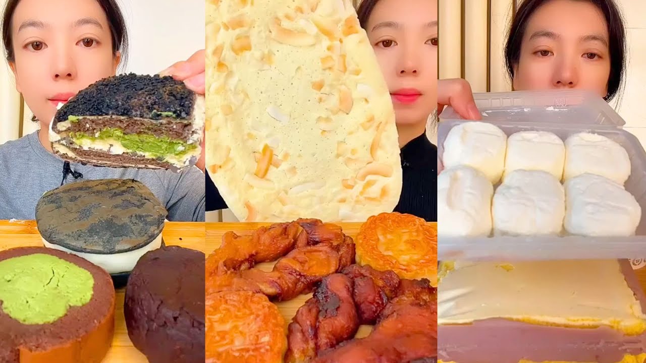 Traditional Chinese Homemade Food Eating Show | Buns Noodles & Desserts Mukbang #63