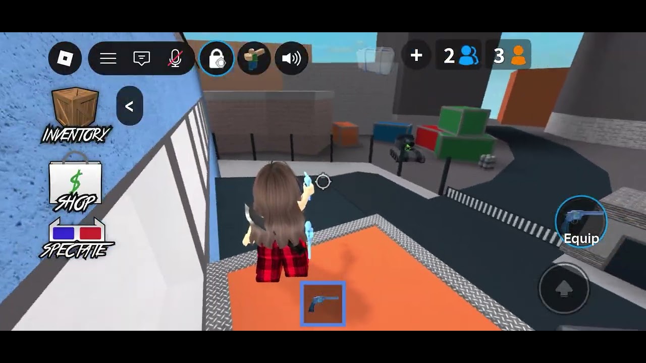 Playing mm2 with my sister and friend