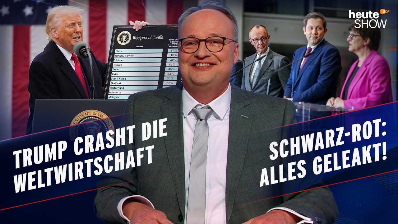 Trump eskaliert den Handelskrieg – und wir haben keine Regierung | heute-show vom 04.04.2025