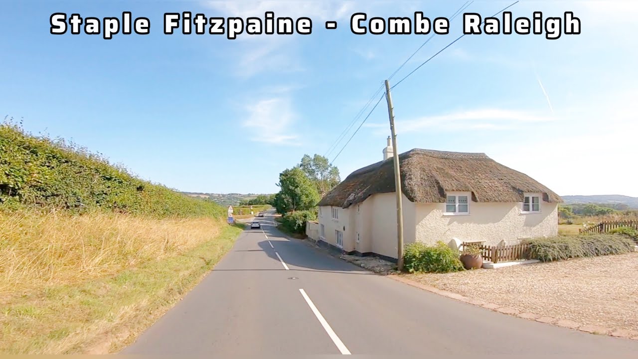 Drive with us 17/8/25 Staple Fitzpaine - Smeatharpe -Limers Cross - Combe Raleigh rural England UK