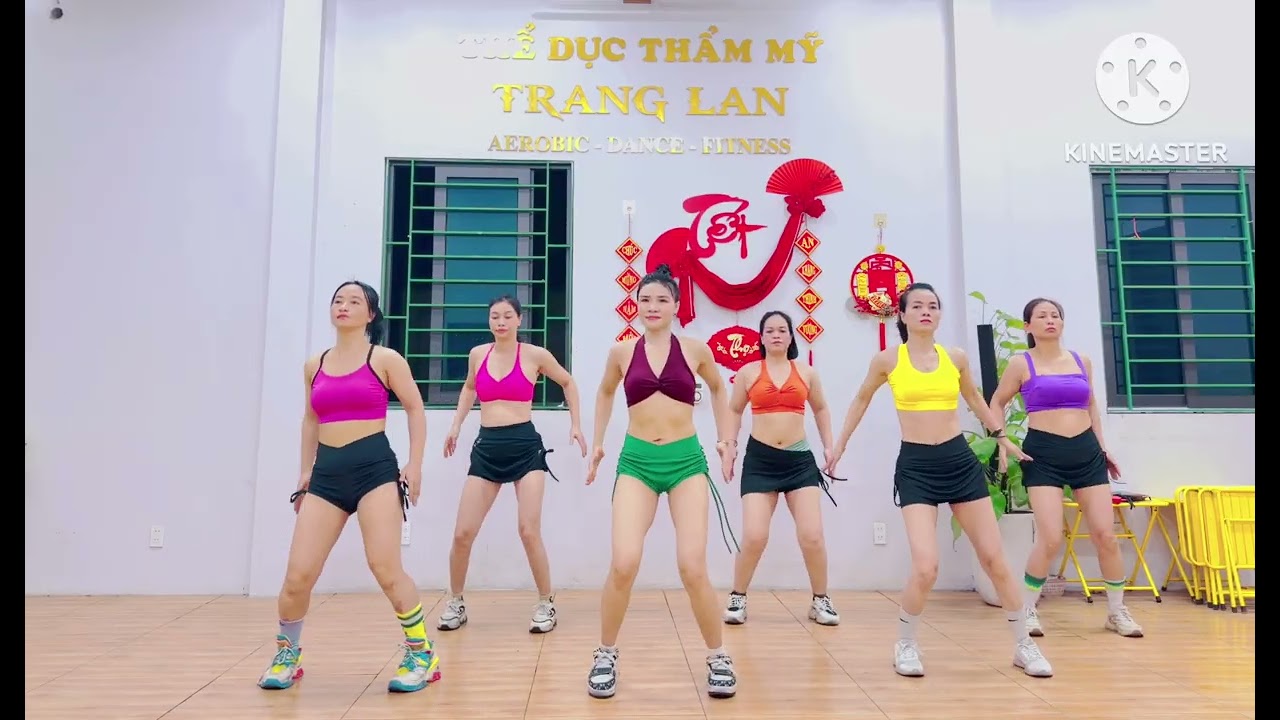 10p Bài Giật chậm Chuyên Giảm Mỡ🔥Lan Hoàng Aerobic Bắc ninh.