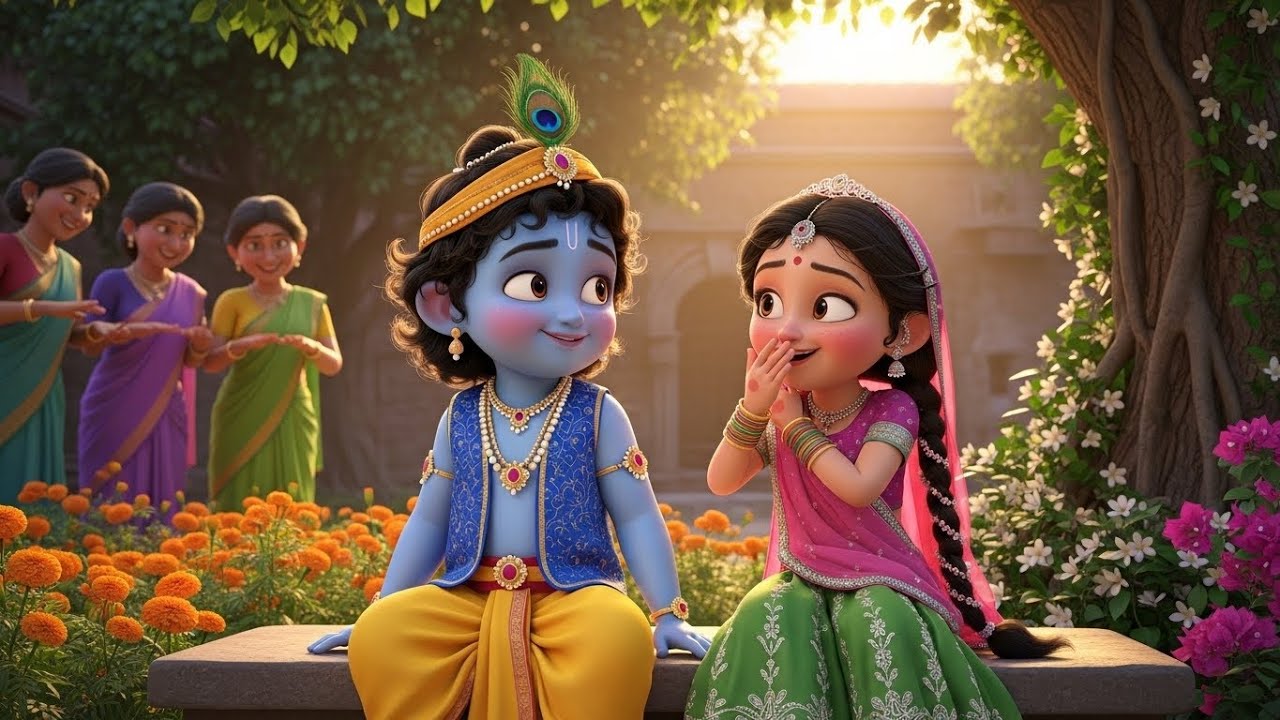 Shree Krishna Govind Hare Murari | Little Krishna Lullaby | Peaceful Sleep Bhajan