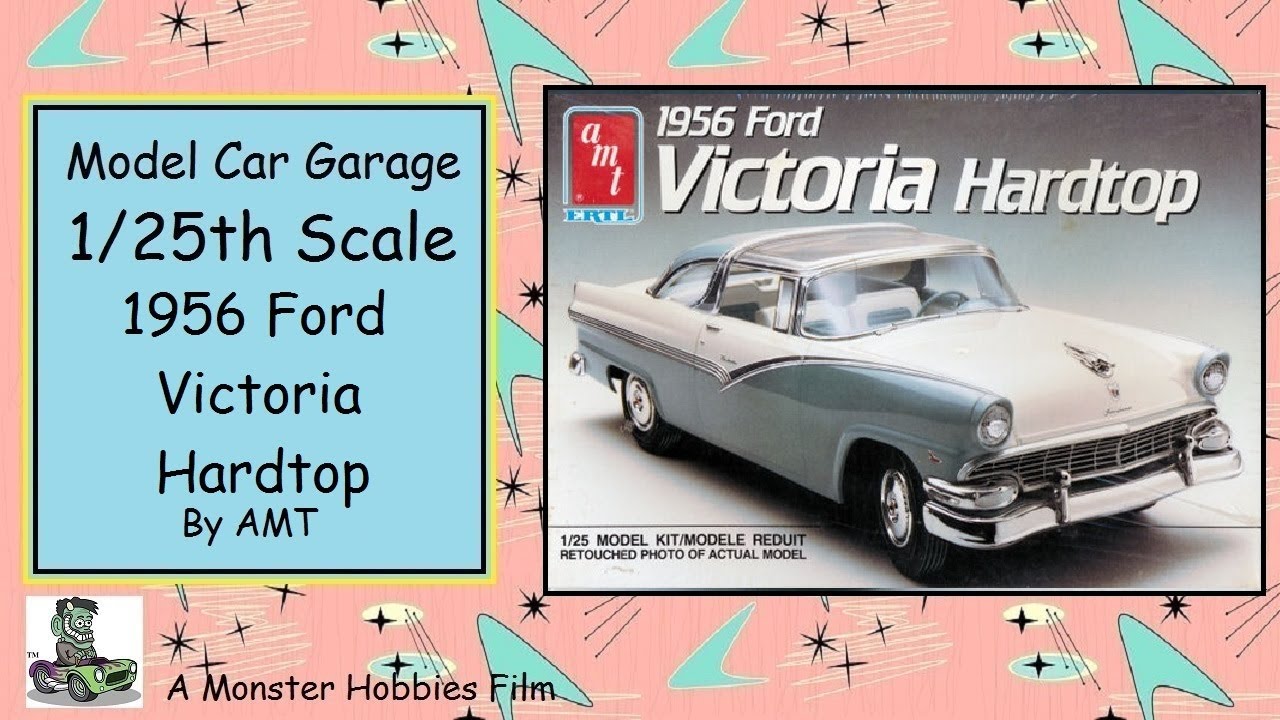 Model Car Garage - Набор AMT 1956 Ford Victoria Hardtop | Видео распаковки (финал)