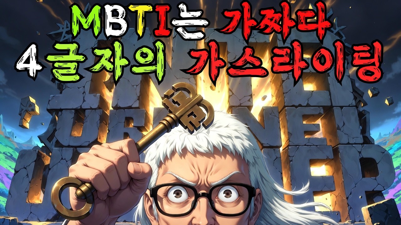 당신이 믿는 MBTI가 '가짜'인 이유 (심리학자가 말하는 4글자의 감옥)