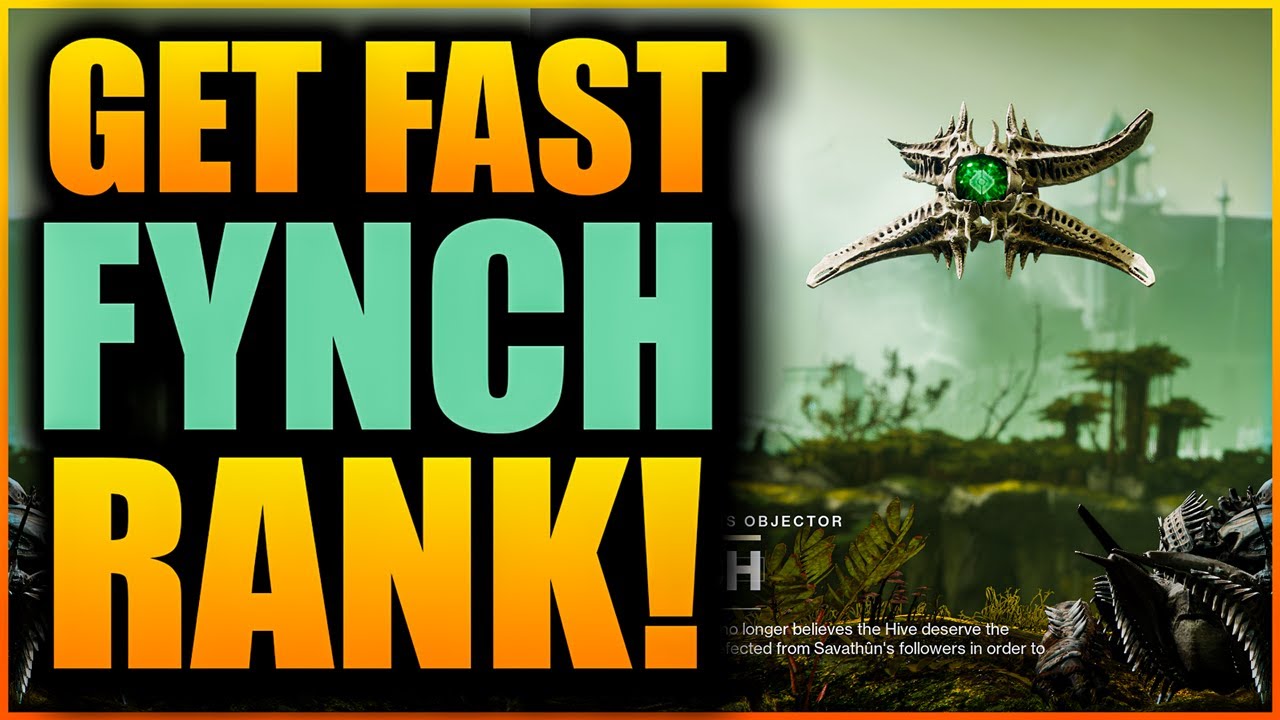 Destiny 2: FAST And EASY Throne World Ranks In The Witch Queen! (EASY Rank 30 at Fynch!)