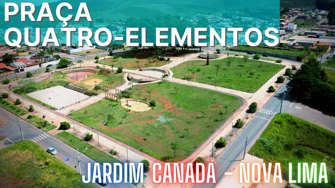 Praça Quatro Elementos - Jardim Canadá - Nova Lima-MG [Drone Footage] - DJI Mini 2
