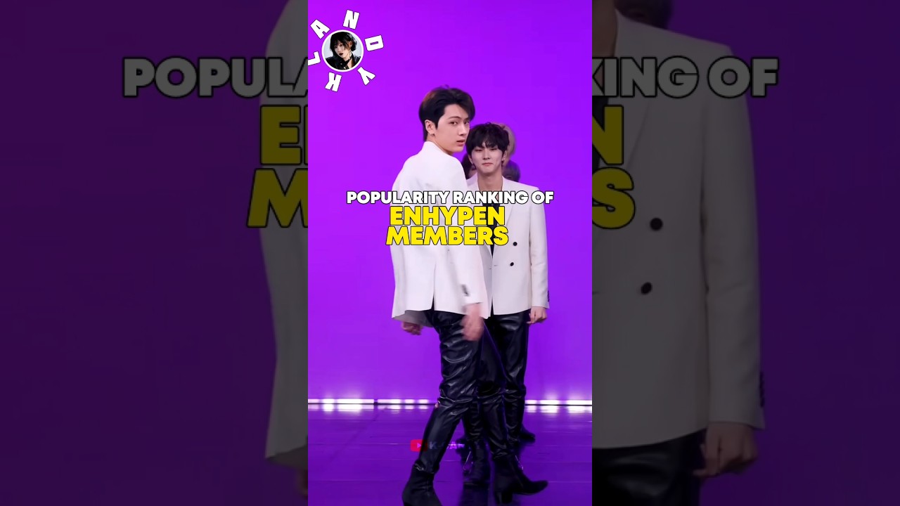 popularity ranking of enhypen members 