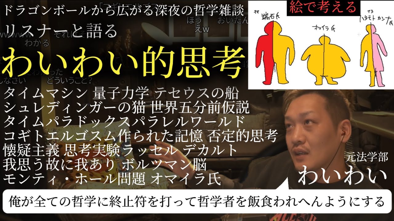 【わいわい切り抜き】元法学部のわいわいによるリスナーと語る わいわい的思考