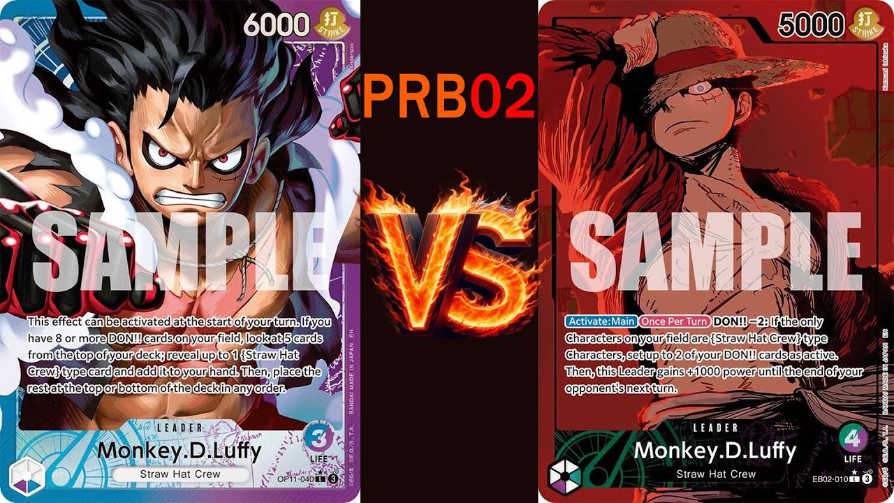 OP12.5 PRB02 Up Luffy против Gp Luffy, раунд 4, 10/6/25