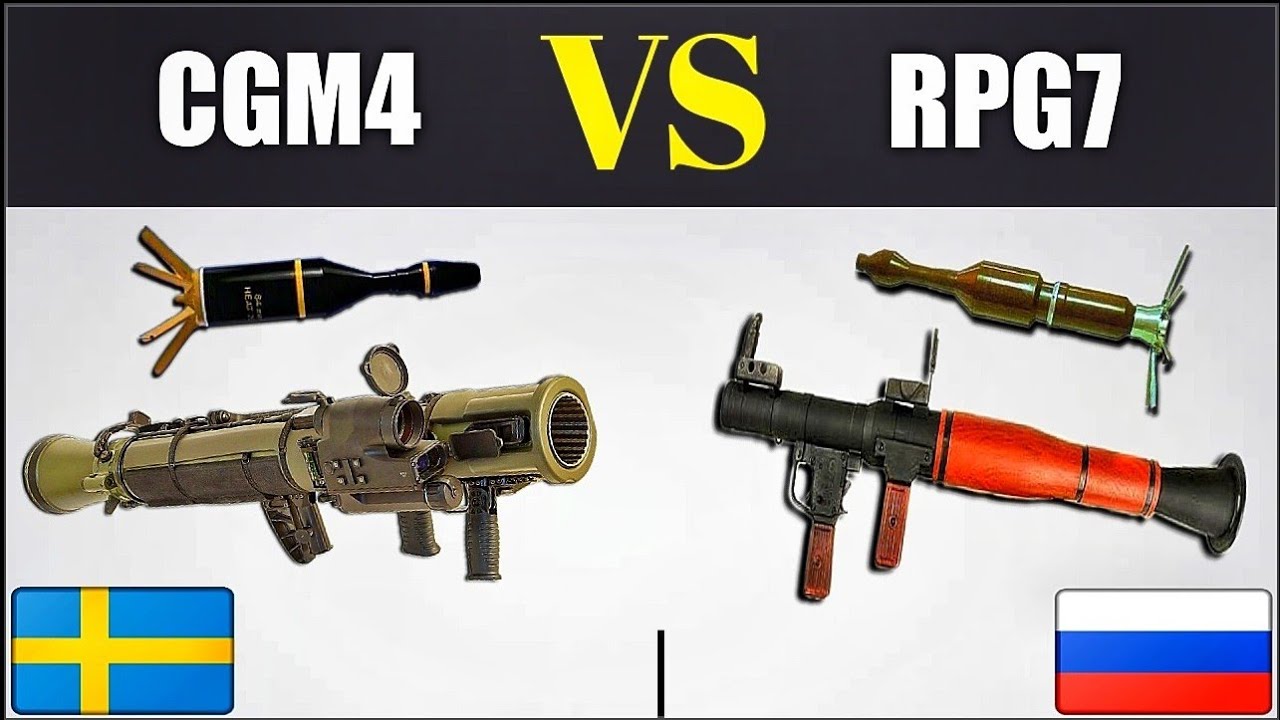 Carl Gustaf M4 VS RPG-7 Anti Tank Rocket Launcher