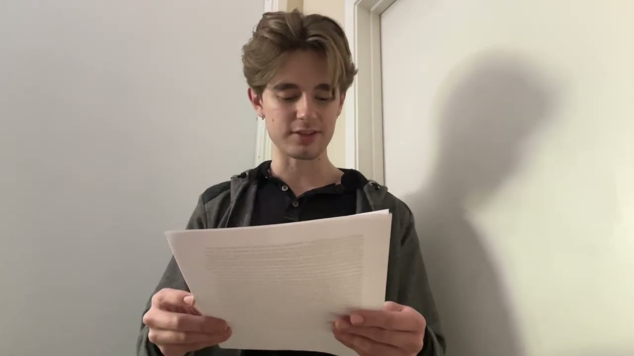 Drew&rsquo;s Public Reading Speech