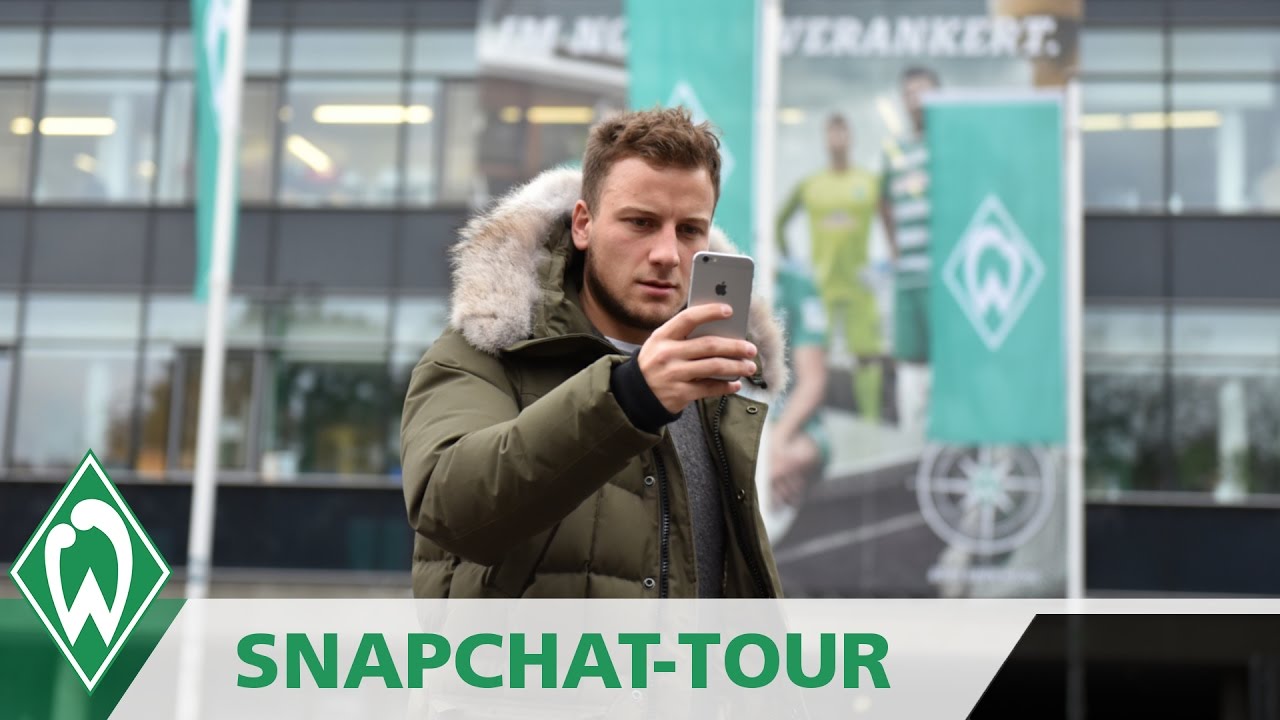 Philipp Bargfrede mit Stadionführung | Snapchattour durchs Weser-Stadion | SVW