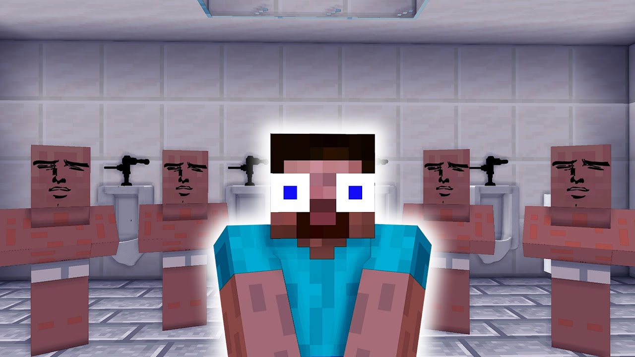 Never Go To Public Bathroom in Minecraft Village