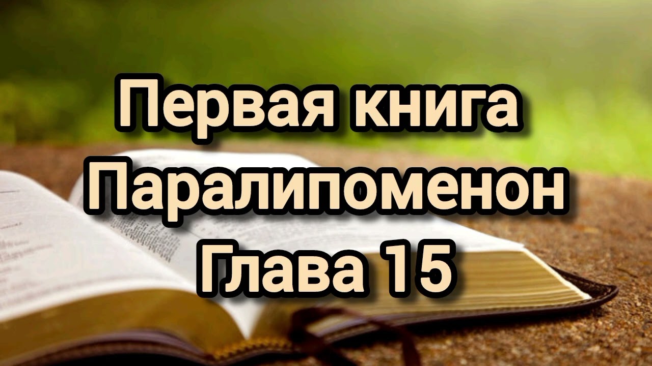 Первая книга Паралипоменон, глава 15