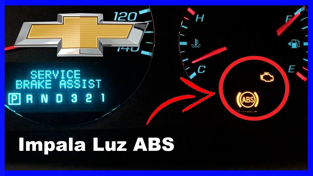 2009 Chevy Impala Luz de ABS
