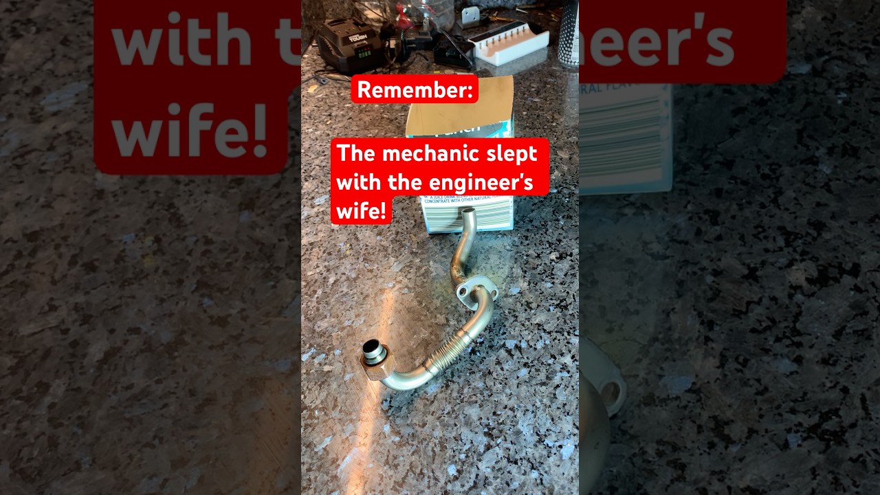 How to remove a stuck egr tube