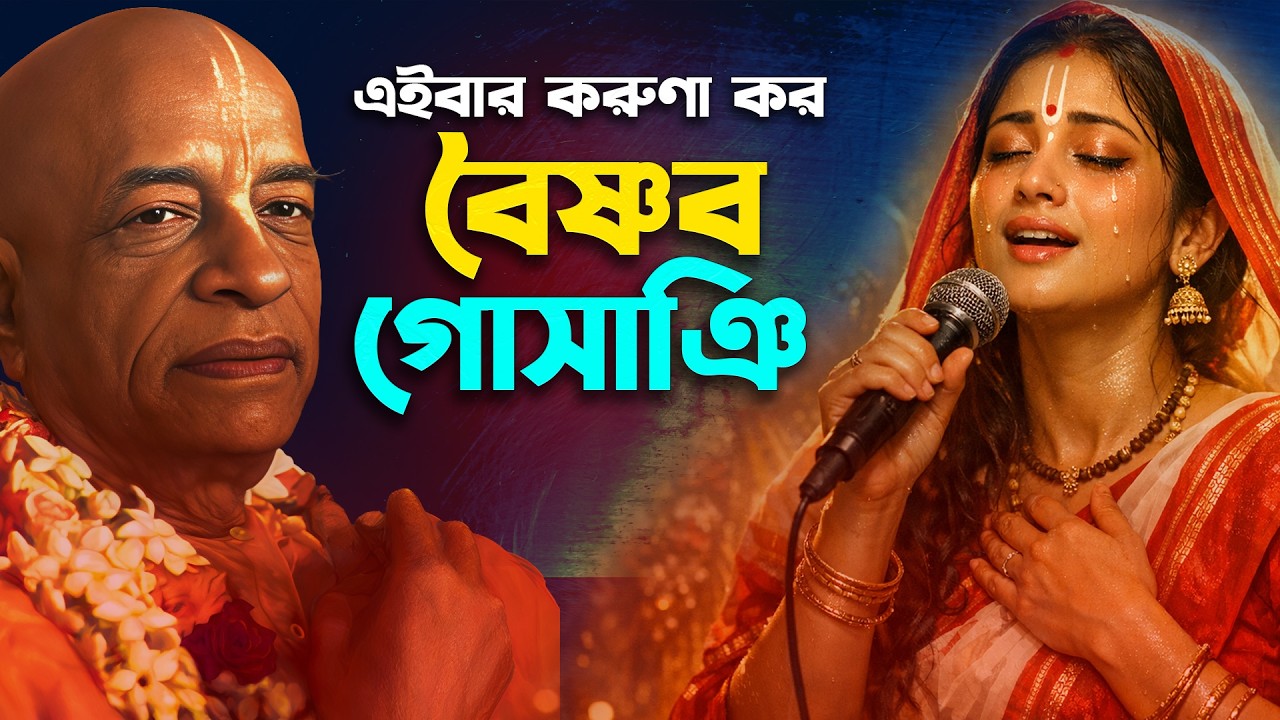 Ebaro Karuna Koro | এইবার করুণা কর বৈষ্ণব গোসাঞি | Vaishnav Biraha Songs | Iskcon Bhajans