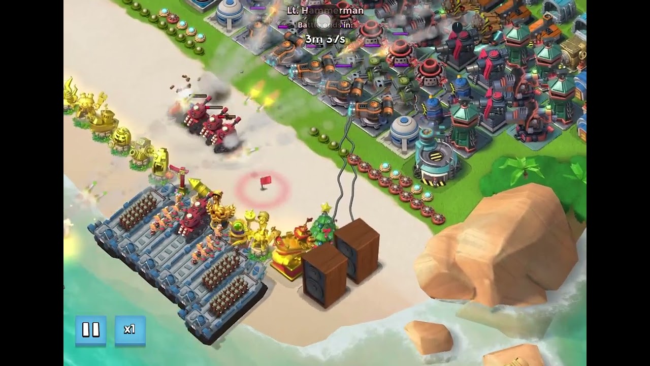 Boom Beach - Defend 928 (Hammerman Of The Hunt Stage 2 Reverse)