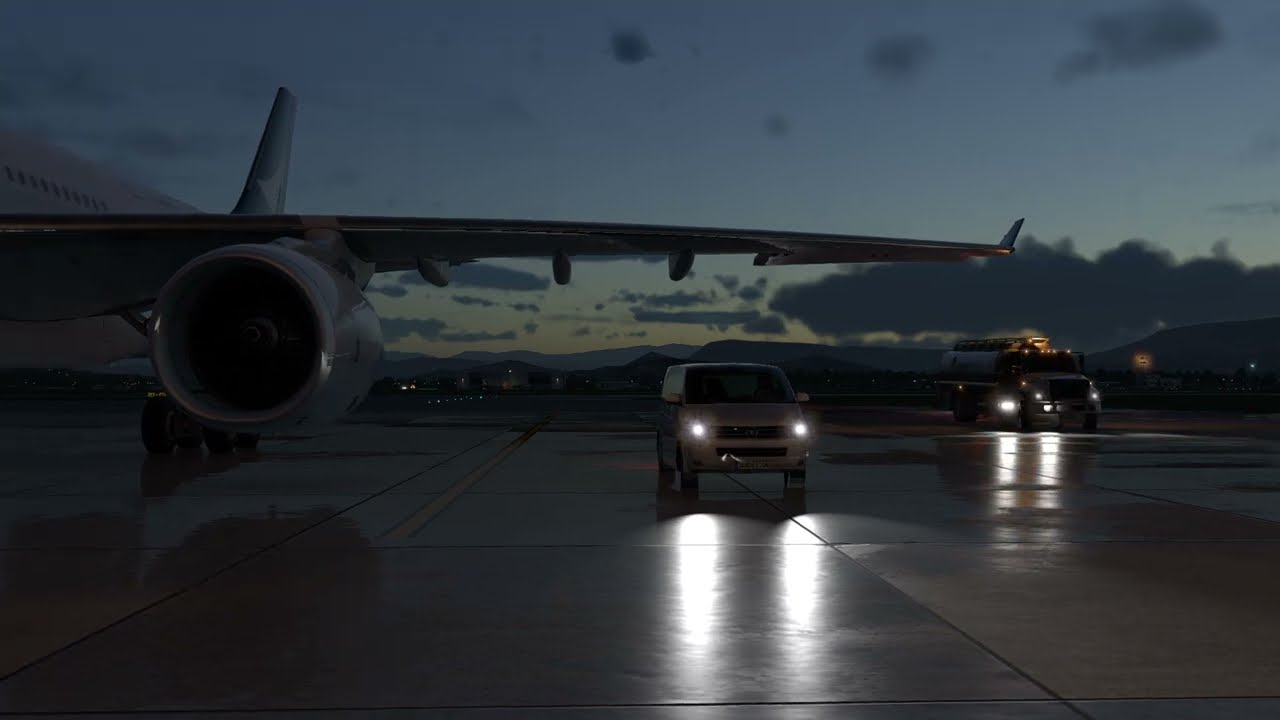 X-PLANE 12 THE LAST OF TROPICAL STORM JASPER A330-300 CATHY PACIFIC