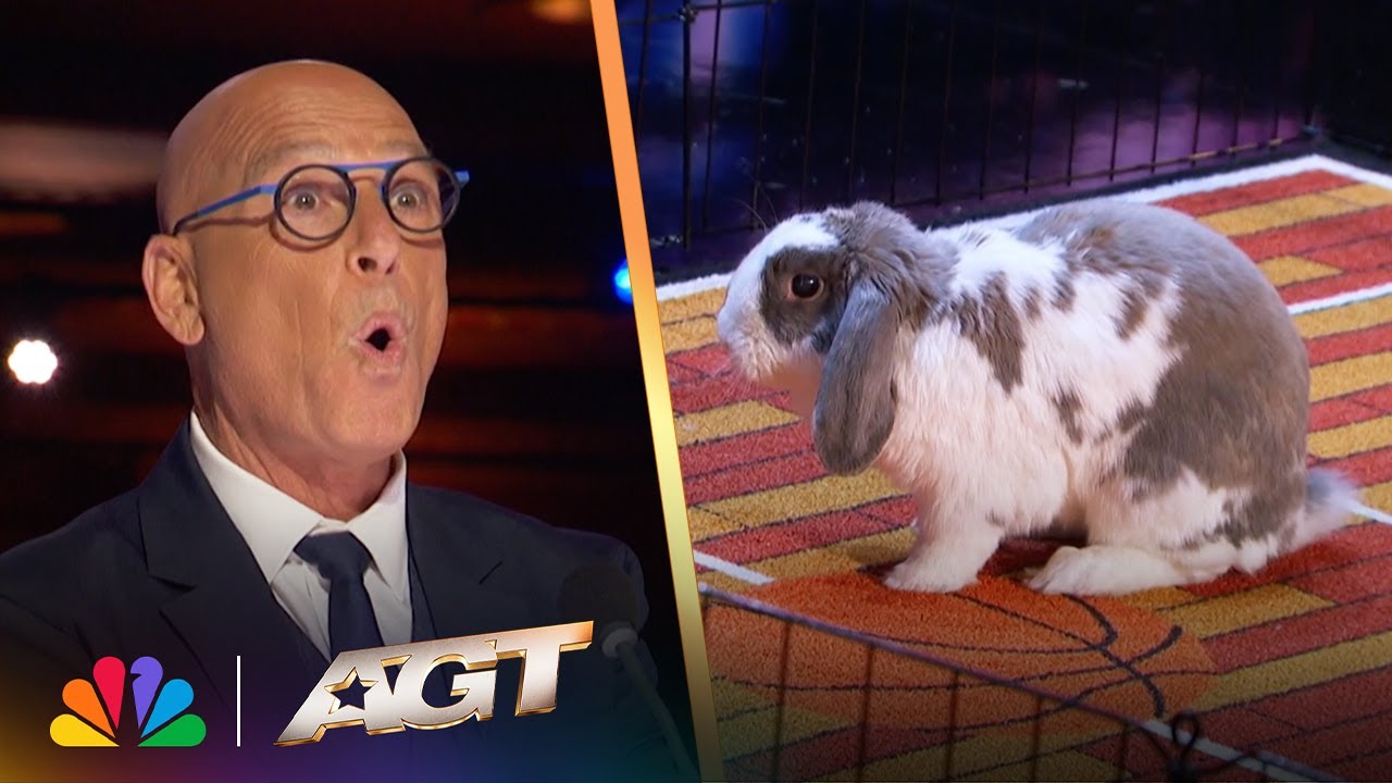 Bini The Bunny Performs Basketball Stunts | AGT