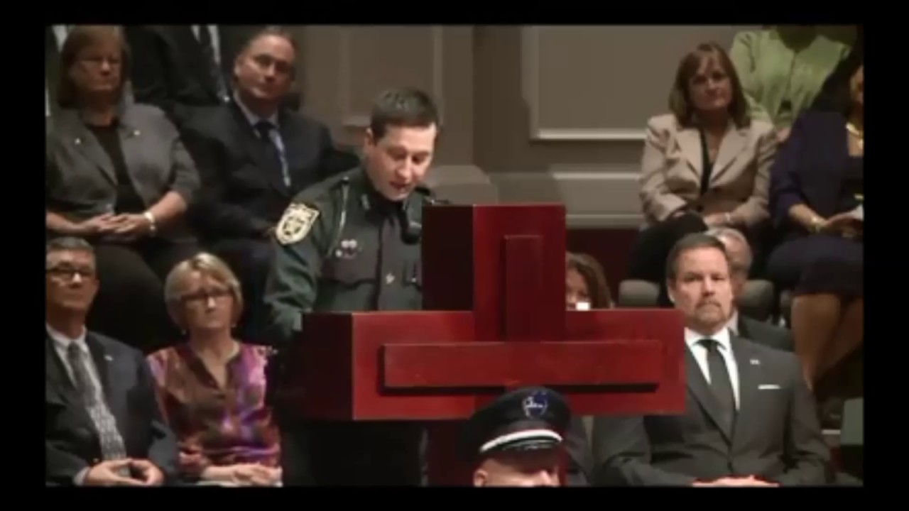 Inspirational excerpt from NCSO Deputy Eric Oliver’s service