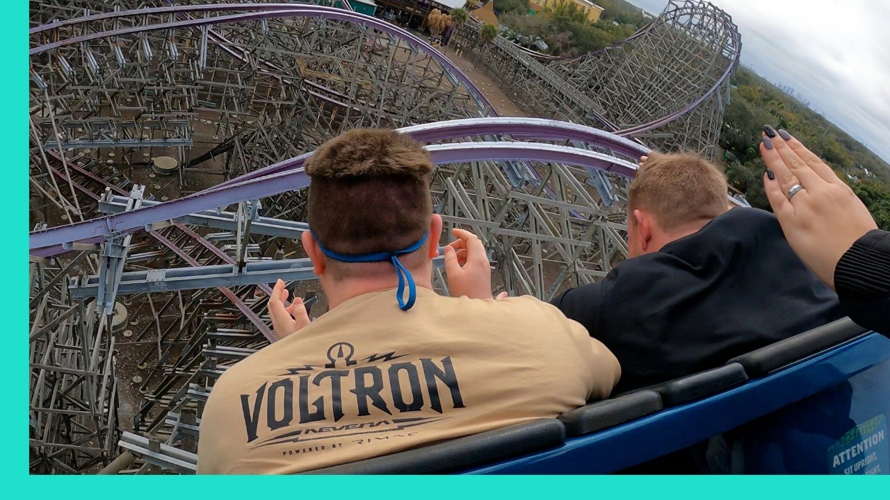 Iron Gwazi (Onride) Video | Busch Gardens Tampa Bay Florida| RMC Hybrid iBox Track