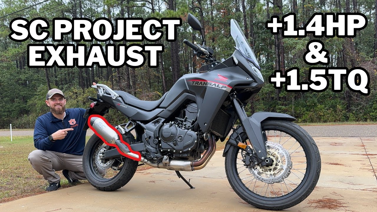 2024 Honda Transalp Slip-on Exhaust Install!