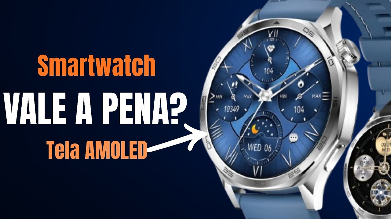 Smartwatch AMOLED Aurafit AM29 vale a pena? Review completo