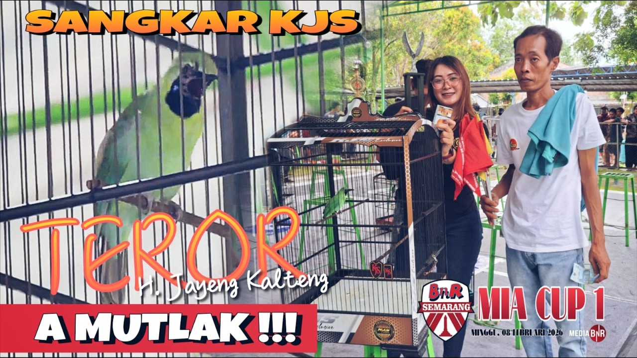 PESONA SANGKAR KJS KONCER A MUTLAK !! CUCAK IJO TEROR JUARA 1 MIA CUP 1 FEAT BNR SEMARANG