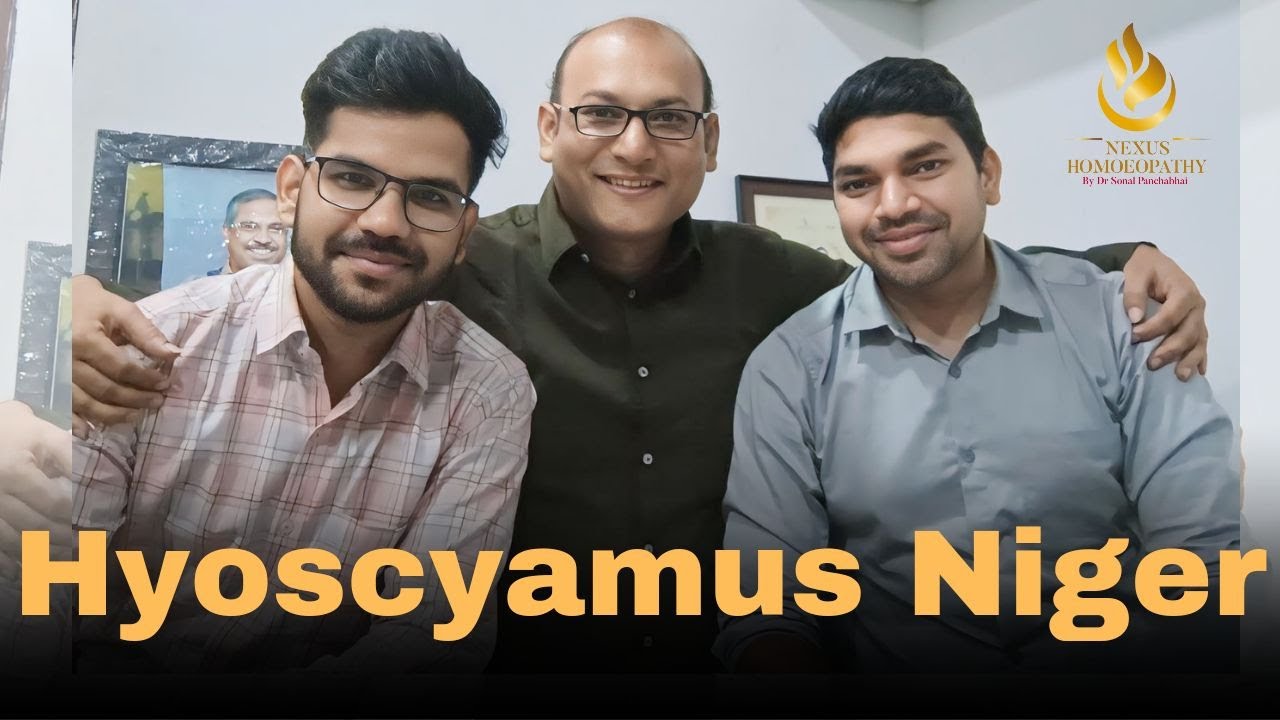 HYOSCYAMUS NIGER (#hyos.)CASE OF #INSANITY#Dr SONAL PANCHBHAI (9822706099)