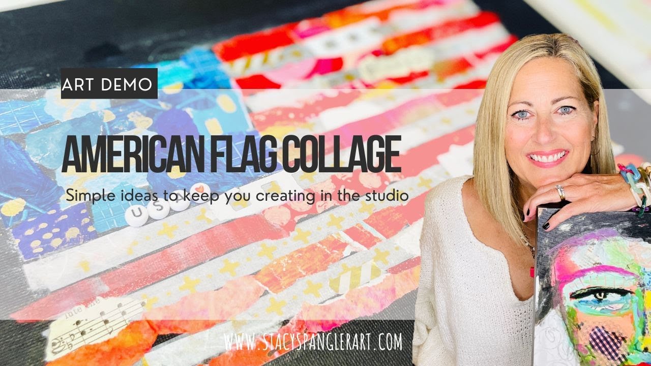 American Flag Collage Demo