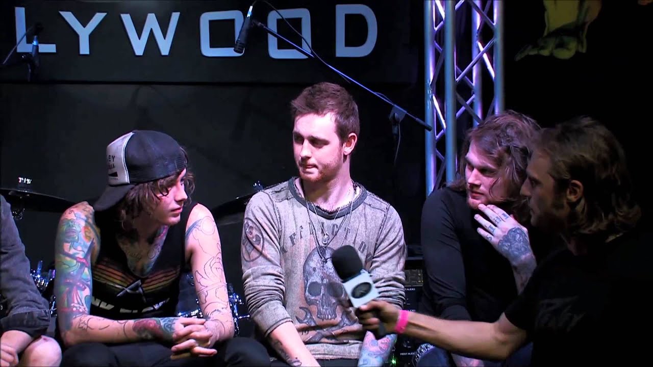 Asking Alexandria Interview at Peavey Hollywood