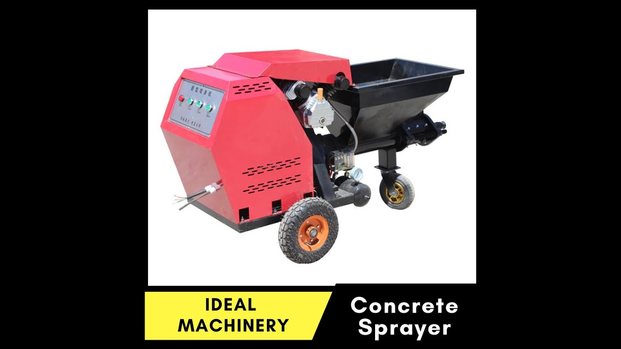 Mortar spray machine